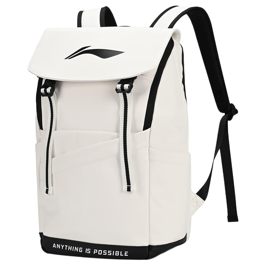 Li Ning Pu Backpack Regular Unisex White ABSW225-2