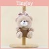 Bear Cartoon Adorable Plush Keychain With Pp Cotton Filling For Bag Decor