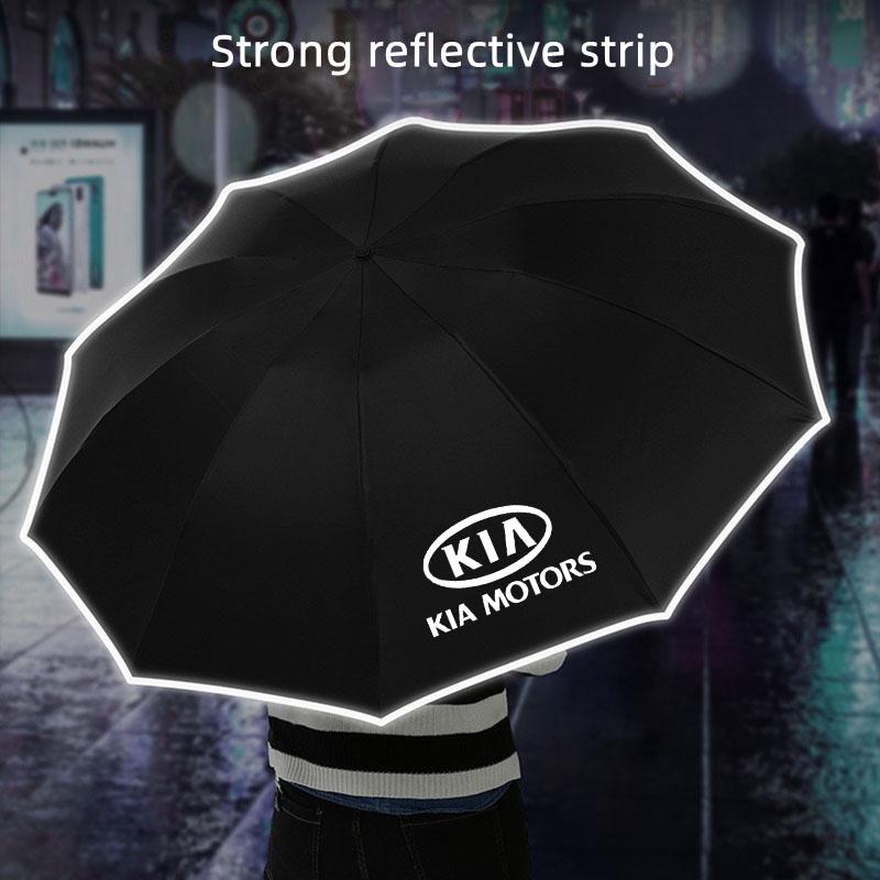 2026 Hot Car Sticker Fully Automatic Sun Umbrella With LED Flashlight for KIA Sportage Ceed Sorento Cerato Optima Picanto Rio So