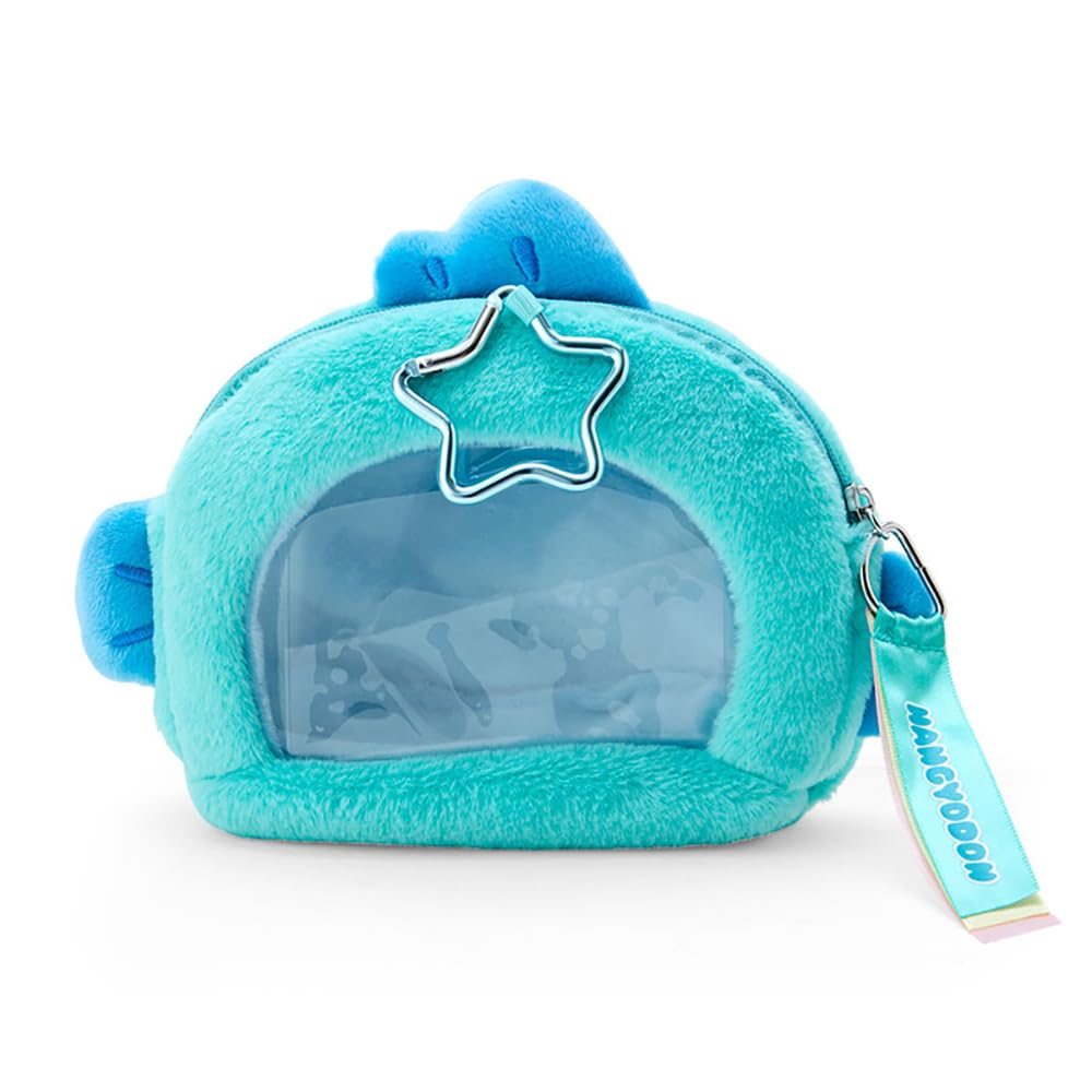 Sanrio Pouch Character Award with Window 2nd Edition HANGYODON Half Fish HANGYODON xx 7cm Character 325961 Tvar obličeje 11,5 15,5