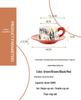 Retro Floral Ceramic Coffee Cup & Saucer Set with Gift Box - Elegant Water Cup Souvenir