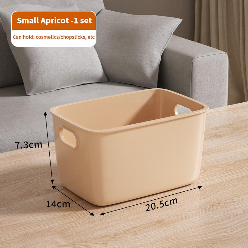 Desktop Storage Box Dormitory Sundries Plastic Cosmetic Storage Box Bathroom Kitchen Sorting Storage Basket Bins