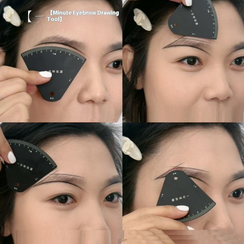 Aluminum Alloy Fast Drawing Eyebrow Design Ruler Microblading Mapping Tool Shaping Permanent Makeup Drawing Guide Ruler Tattoo