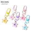 Colorful Daisy Keychain: Stylish Transparent Keyring & Bag Charm for Women