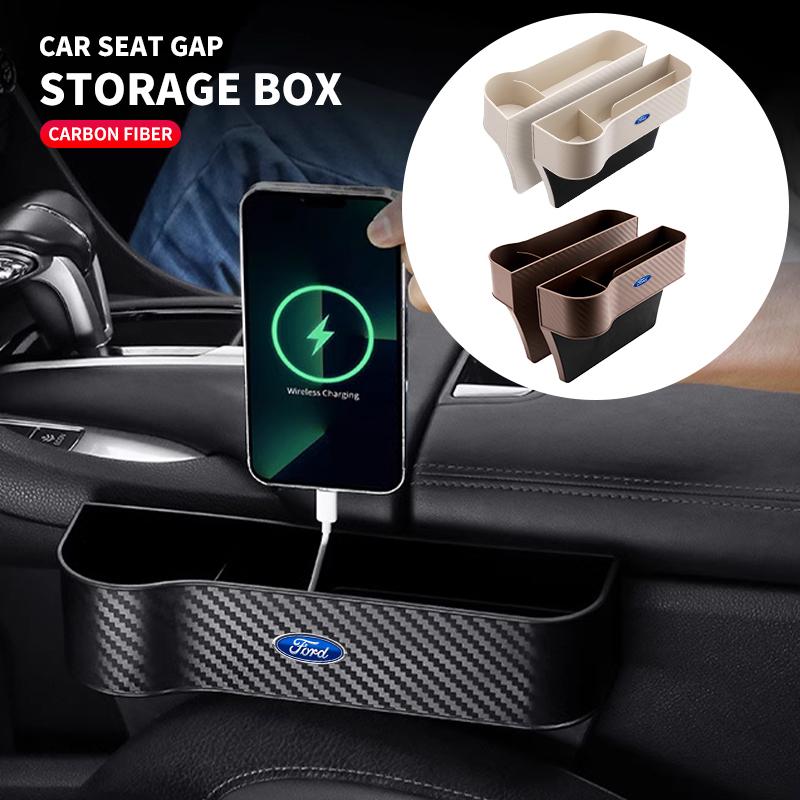 Nový organizér mezery autosedačky, úložný box do držáku nápojů na středové konzole auta pro Ford Mustang BA Shelby SYNus King GTX1 Ka Fusion Focus