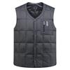 New men's down vest plus duck down vest dad middle-aged and elderly vest wholesale to keep warm autumn and winter
