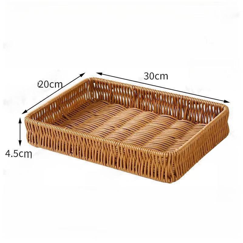 Handwoven Rattan Storage Basket