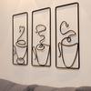 Framed Coffee Cup Metal Wall Art Vintage Iron Wire Cup Bar Decor Cafe Themed Wall Hanging Sign for Restaurant Kitchen Shop Home Office