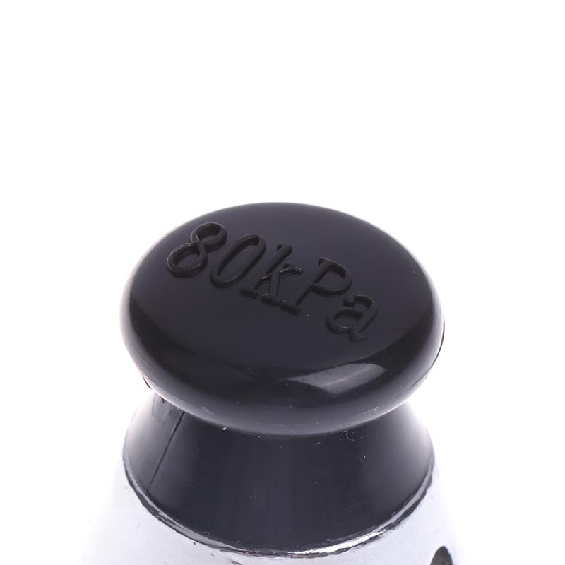 1.5 Inch Pressure Cooker Safety For Valve High Pressure 80Kpa Universal Relief For Valve Black Deflation Replacement Valve Cap