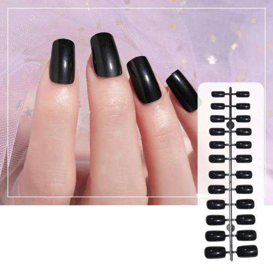 Jednobarevné kreativní záplaty na nehty Dekor Odnímatelné