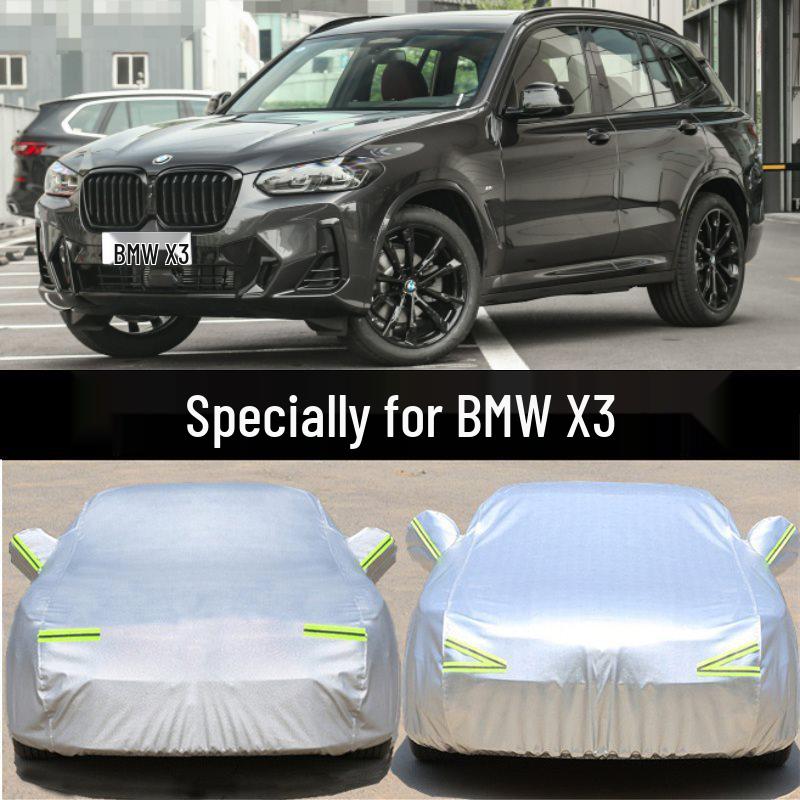 

Чехол для автомобиля BMW X3 - Солнцезащитный, Дождестойкий, Утепленный, Плотный солнцезащитный экран, Универсальная посадка BMW X3 Aluminum Film Thick