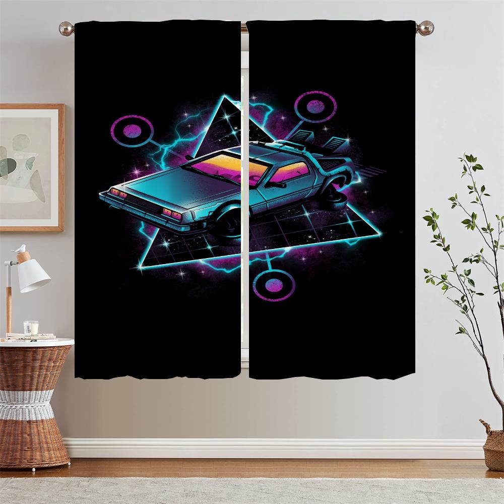 

Тюль для украшения гостиной, автомобильные художественные прозрачные шторы, комплект из 2 шт., затемняющие шторы для спальни, салона, 2 дешевых шт., жалюзи W50xH70cmx2pcs-CL