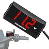 Digitales Voltmeter, Auto-Monitor, Wasserdichtes Messgerät LED-Anzeige Voltmeter - Praktisch