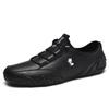 LDECK First-layer Leather Low-top Casual Shoes Martin Shoes Men's Octopus Large-size Shoes