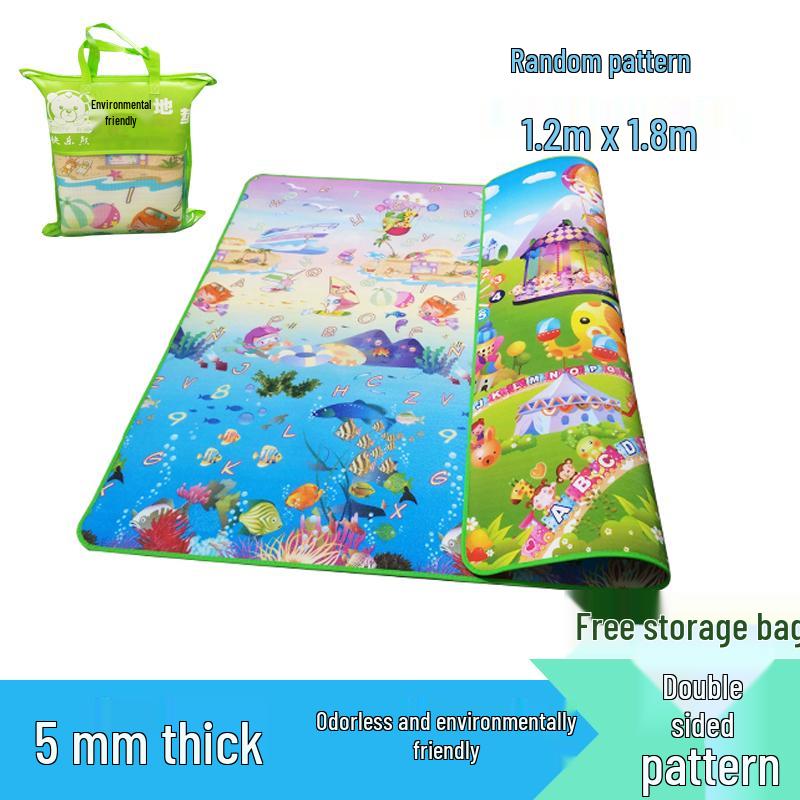 Enlarged Waterproof Outdoor Cartoon Picnic and Camping Mat - Foldable and Moisture-Proof