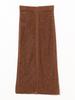 BEAMS LIFE STORE by BEAMS LOGAN Knitting Mills Knit Skirt, Women's, Brown, One Size