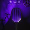 Electric Mosquito Killer USB Rechargeable Intelligent Fly Swatter Mosquito Trapper 2 In 1 Summer Fly Swatter Trap Flies Insect Killer Pest Control