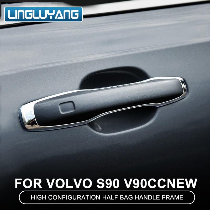 car accessories for volvo XC60 xc90 S90 V90 2018-2025 2024 door handle decorative stickers modified outside door handle stickers