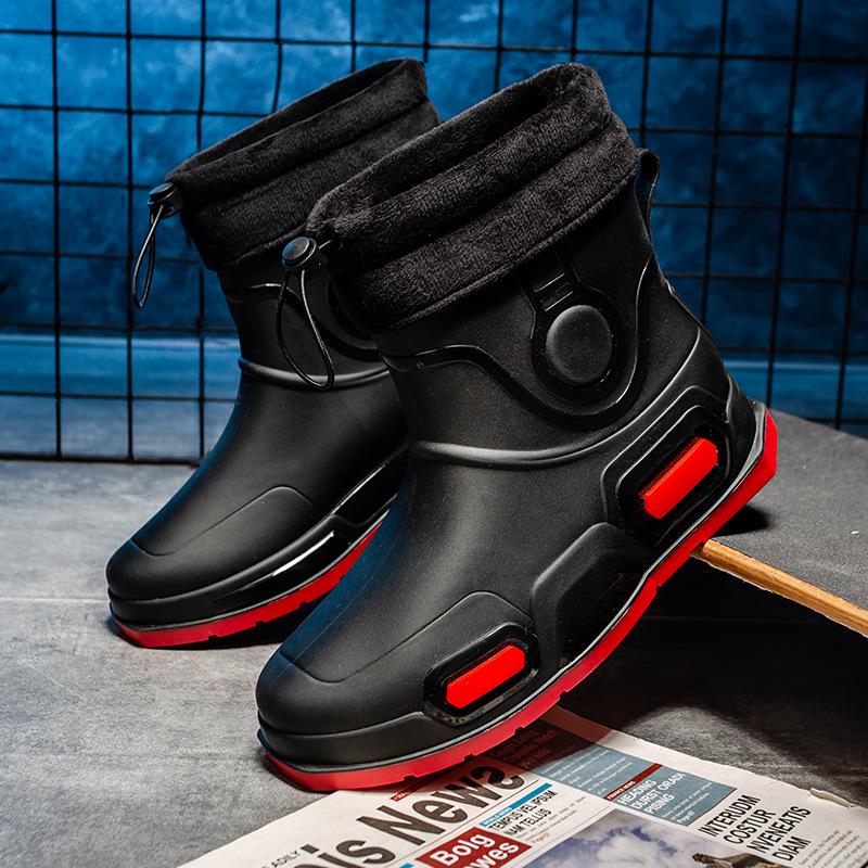 Stylish Waterproof Non-Slip Rain Boots for Men & Women - Perfect for Outdoor Activities Like Shopping, Fishing, Camping, and Sea-Hunting