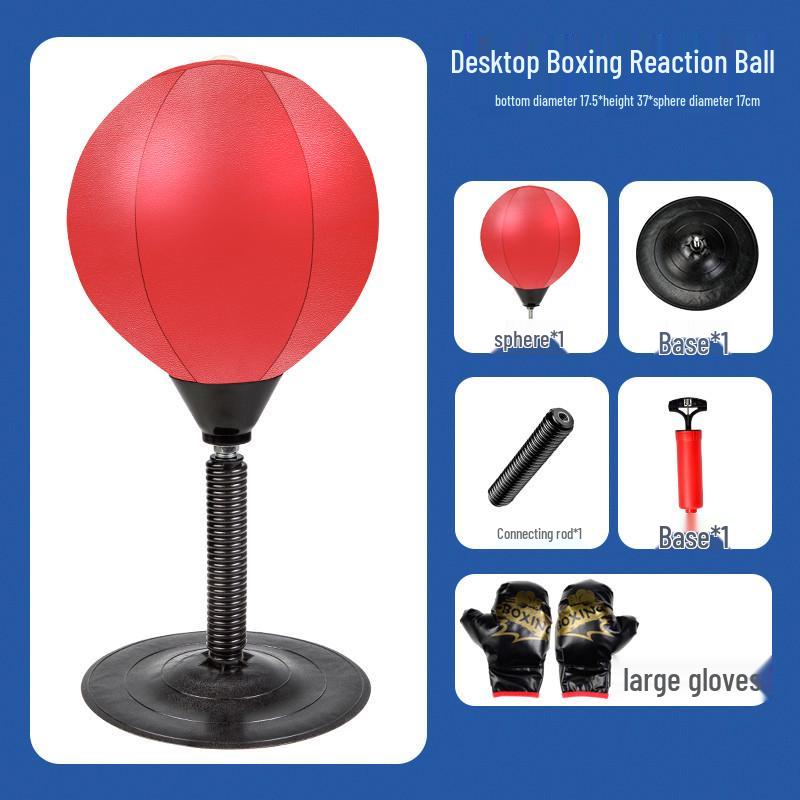 Children's Desktop Speed Ball Punching Trainer with Suction Cup