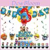 Paw Patrols Party Supplies Deluxe Birthday Decor Set With Balloons And Banners For Kids