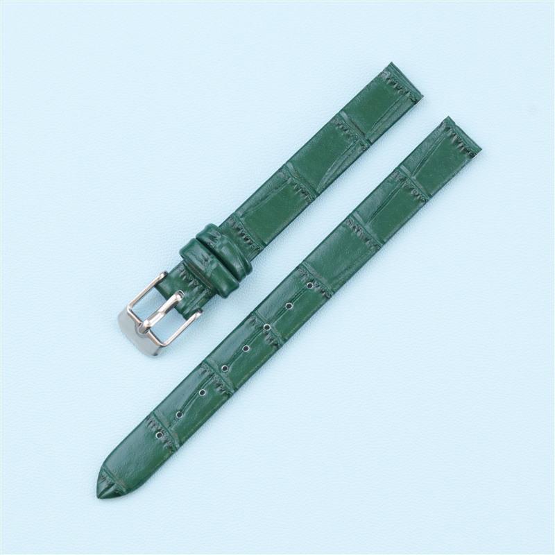 Mikrovlákno Vzor Bambusu Vodotěsný Řemínek k Hodinkám - Zelený, Měkký, Vícebarevný Skladem