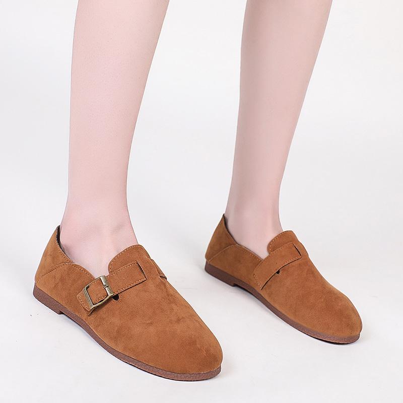 

Туфли на плоской подошве женские 2024 Весенняя мода Повседневная круглая спортивная обувь Удобная пара Прогулочная обувь на плоской подошве Повседневная женская обувь 42 хаки