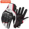 Carbon Fiber Motorcycle Gloves Cowhide Leather Moto Motorbike Motocross Gloves Anti-slip Protective Gear
