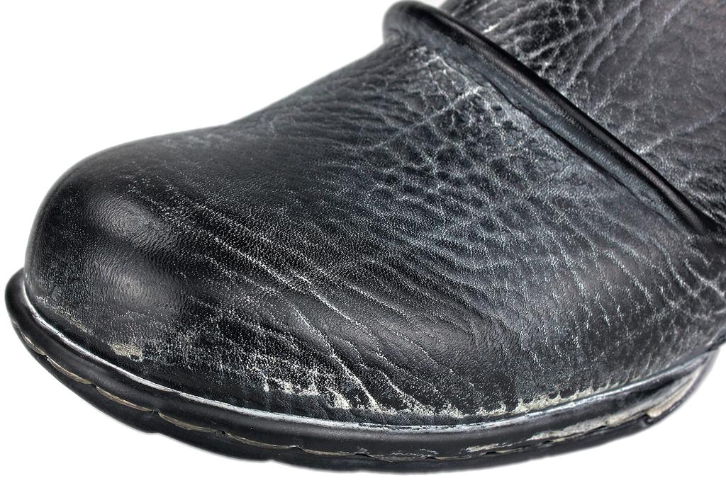 OSSTONE Genuine Leather Chukka Mountain Bike Size US Snowflake Black Men's Boots, 7.5 (M), 40EU, Color (OS-5008-1-AI-JP-R)