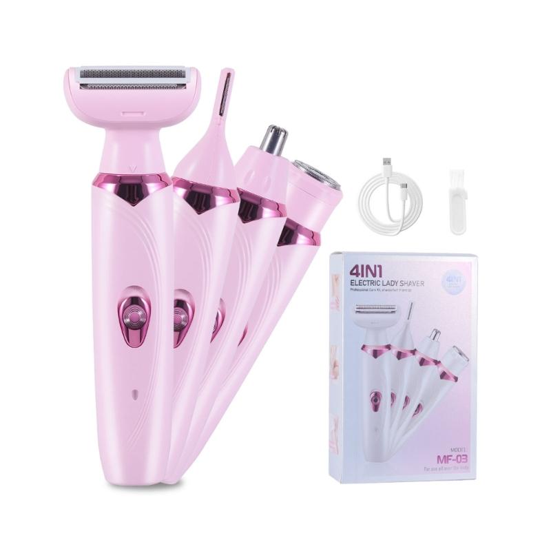 Rechargeable Body Hair Shaver Multifunctional Electric Hair Removal Device Arm Leg Face Shaving Tool For Smooth Shaving