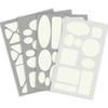 4 Pcs Adhesive Fabric Patches Waterproof Down Jackets Repair Patches for Skiing Hiking Winter Sleep Bags