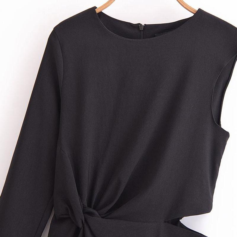 Kaslead New Arrival Women's Clothing Fashion Style Fashion Simple Opening Design Dress 9304459