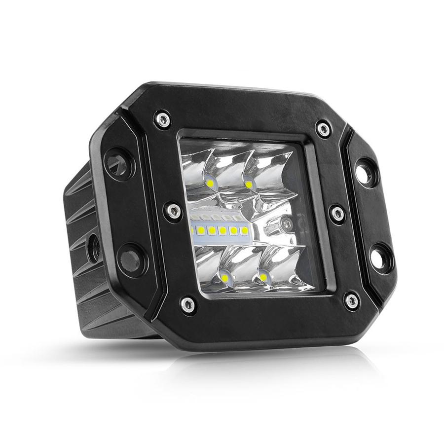 5inch LED Work Light Flush Mount Pods Tri-row IP68 For 1.Trucks/SUVs/Pickups/ --For Ford, GMC, Chevrolet, Dodge,...