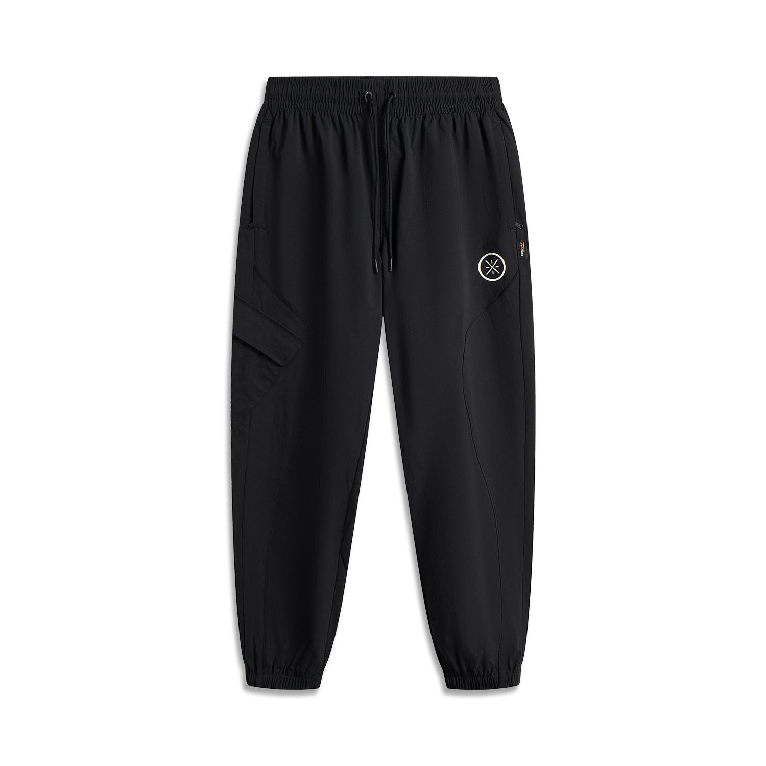 Li-Ning Wade Series Woven Straight-Leg Casual Pants Dark Grey Men AKXV049-4 S