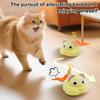 Interactive Pet Toy with Automatic Sensor Realistic Sound Extended Tail Moving Toy Tear-Resistant Squeaky Toys for Cats Dogs