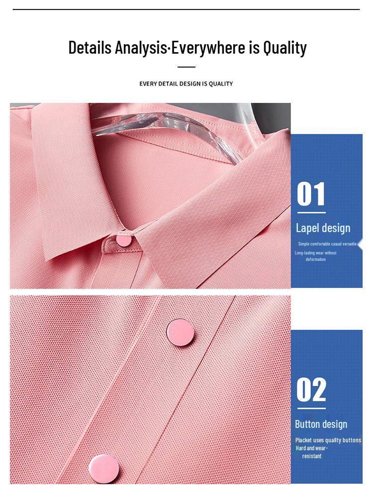 Ice Silk Men's Stretch Polo Shirt: Summer Lightweight, High-End Business Casual, Short Sleeve, Turn-Down Collar