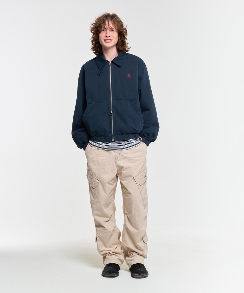 AECA Washed Multi Cargo Pants-Beige