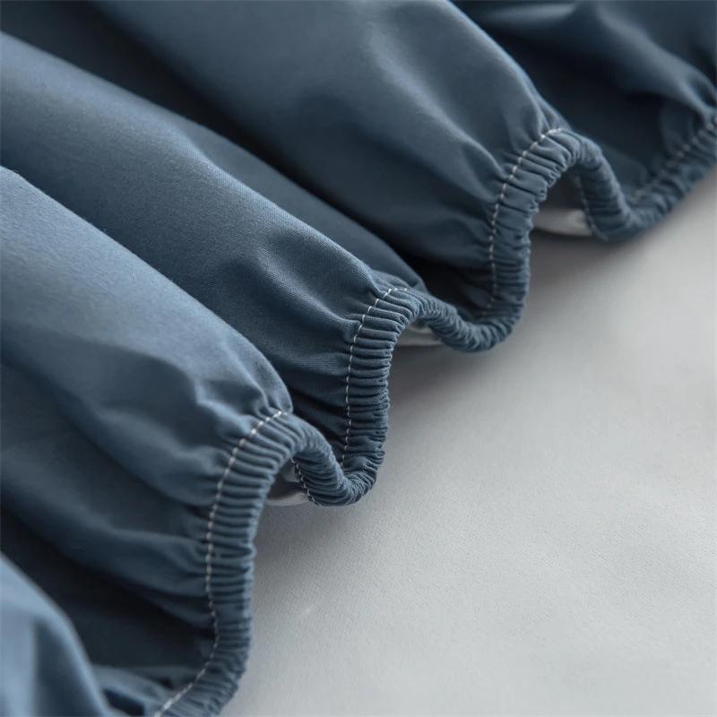 WOSTAR Waterproof Mattress Protector Cover Single Double Bed Twin Full Queen King Size Elastic Fitted Sheet Style Protection Pad