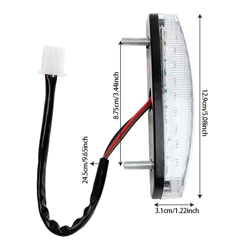 12v ATV LED Rear Tail Brake Light LED Rear Lights Cafe Racer Indicator Lamp Motorcycle Lighting For Moto Quad Kart Scooter