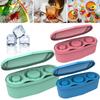 3 Hollow Cylinder Ice Cube Molds with Lid Silicone Ice Cube Molds Easy Fill and Release Ice Maker Compatible with Stanley Cup