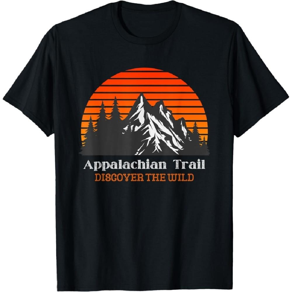 

Appalachian Trail Vintage Hiking Mountain Sunset T-Shirt S