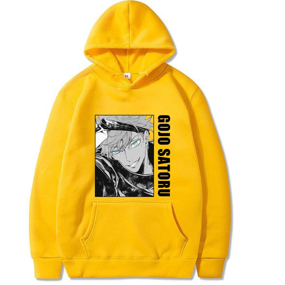 Jujutsu kaisen Satoru Gojo Megumi Fushiguro Tištěná pánská mikina Oblečení Vintage móda Ležérní Unisex Pulovry s dlouhým rukávem