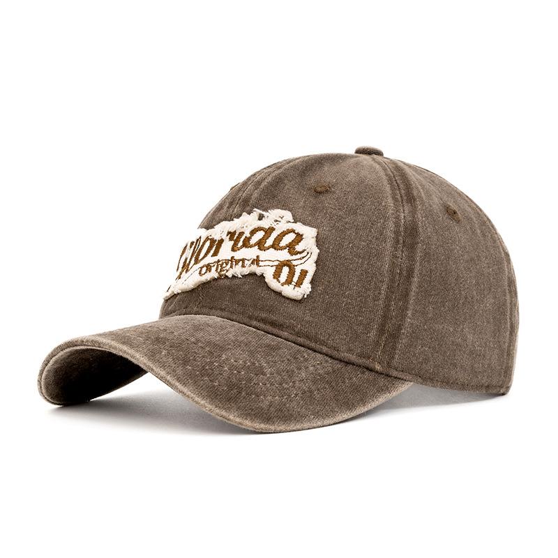 Vintage Buchstaben Baseballkappe Damen Bestickte Kappe Herren Outdoor Sport Sonnenhut