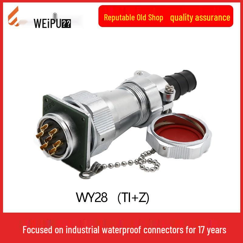 Waterproof Aviation Plug Socket, 26-Pin, Weipu WY283479.