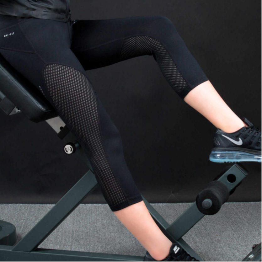 Nike Knitted Sweatpants Women's Black Moderate Straight Fit Pants AA4440-010