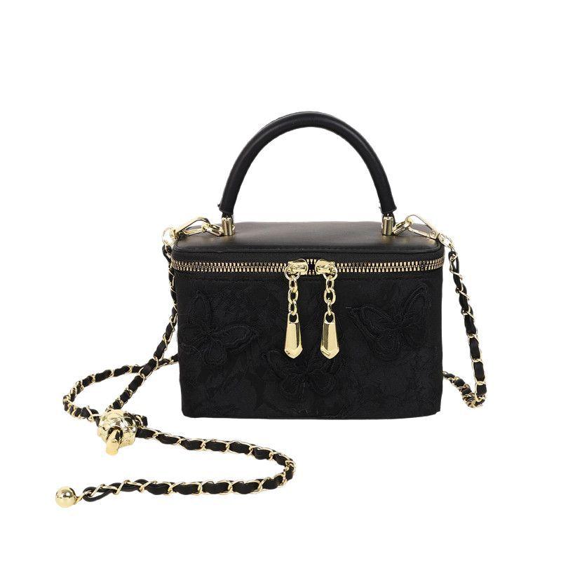 Three-dimensional Butterfly Portable Box Bag Women's New Fashion Shoulder Messenger Bag