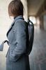 Moleskine Classic Leather Business Backpack with 15-inch Laptop Storage, Vertical Design, Men's, Black, One Size
