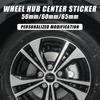 4pcs 56/60/65mm Car Styling Wheel Hub Center Caps Stickers Badge Emblem Decal For Ford Focus 2 3 Mk2 4 Fiesta Mondeo Ranger Kuga