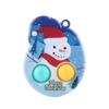 Christmas Silicone Sensory Decompression Desktop Puzzle Decompression  KeychainToy