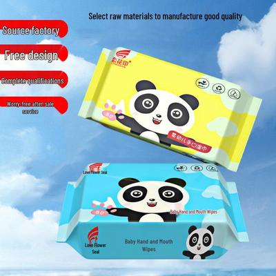 40-Count Portable Baby Hand and Mouth Wipes: Disposable Wet Wipes for Students